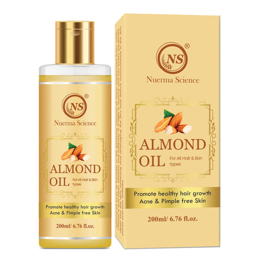 Nuerma Science Pure Almond Hair Oil for Natural Hair Growth