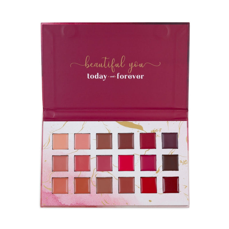 Aflairza Aflairza Velvet Luxe 18-Shade Lip Palette