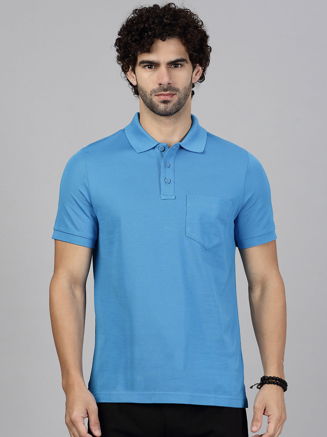 Men Cotton Rich Maroon & Blue Expert Polo Tshirt Combos