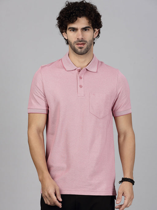 Men Heather Rose T-shirt and Black Shorts Combo