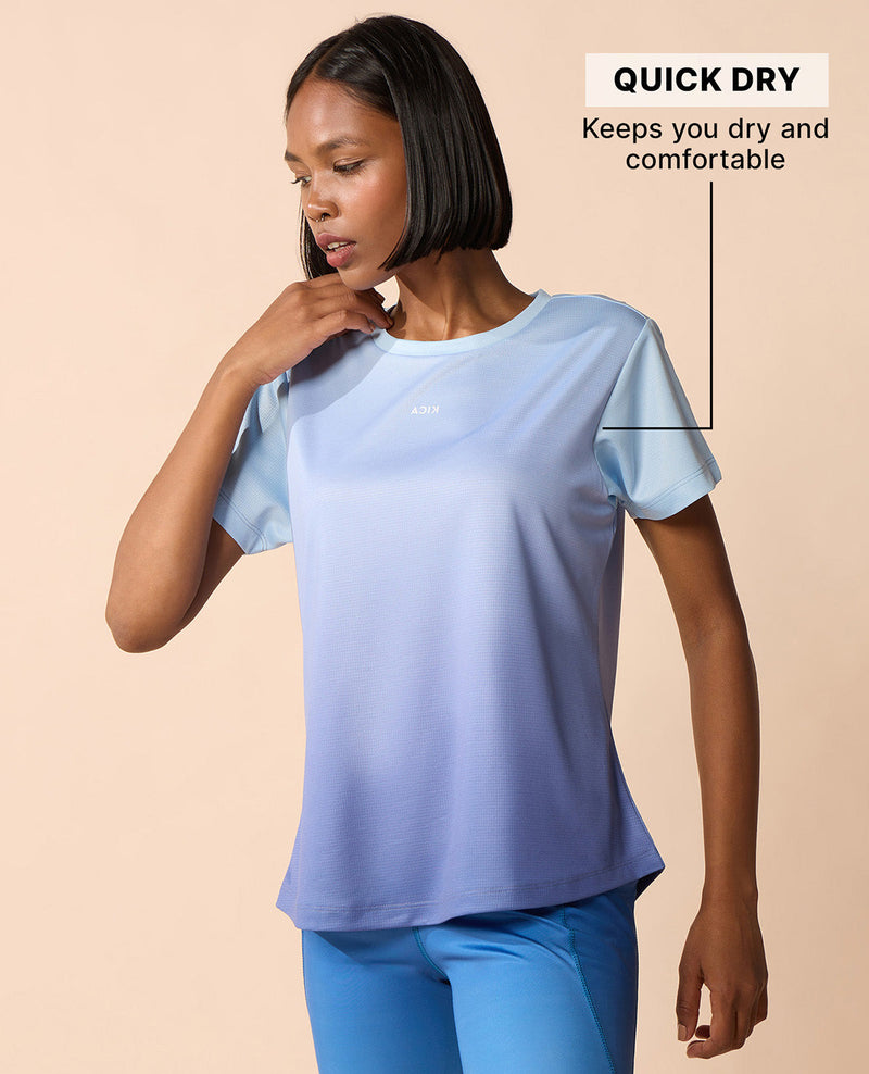 Training Active Tshirt Ombre Blue