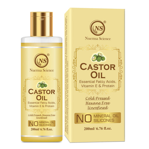 Nuerma Science Castor Oil For Skin & Body | Hydrating & Soothing Massage Oil