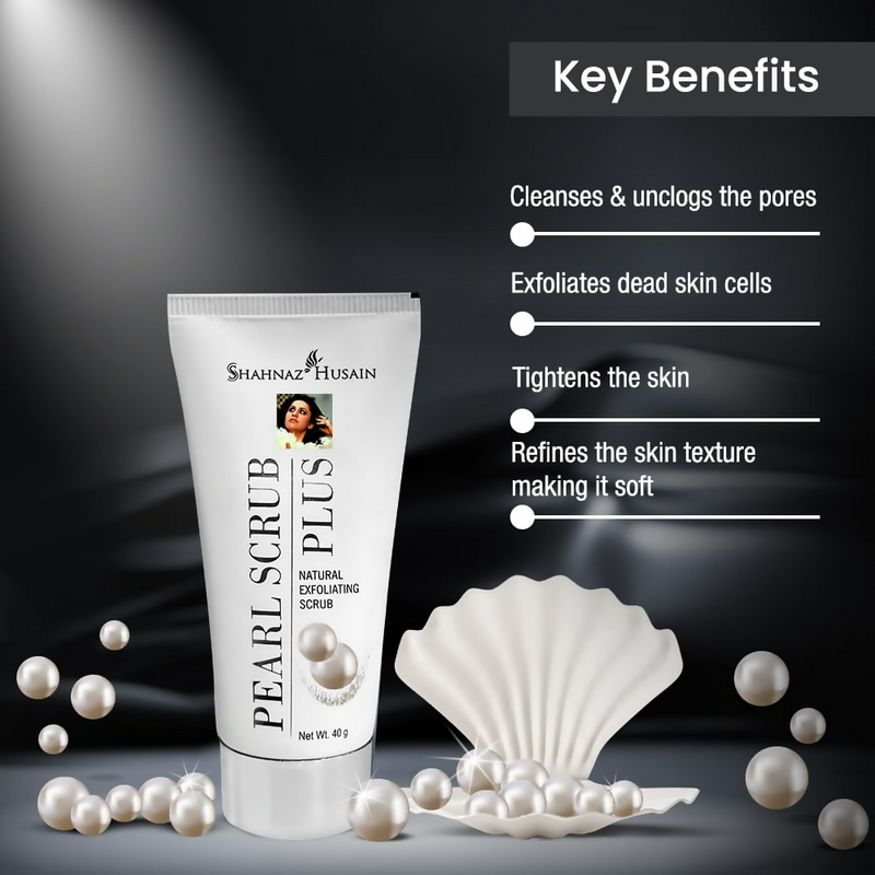 Shahnaz Husain Pearl Scrub Plus (Natural Exfoliating Scrub)