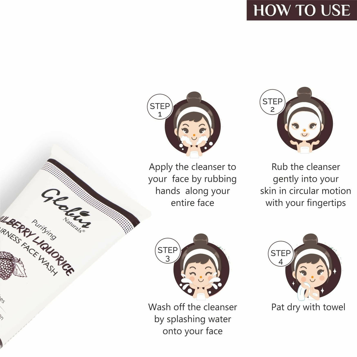 Globus Naturals Mulberry Liquorice Fairness Face Wash