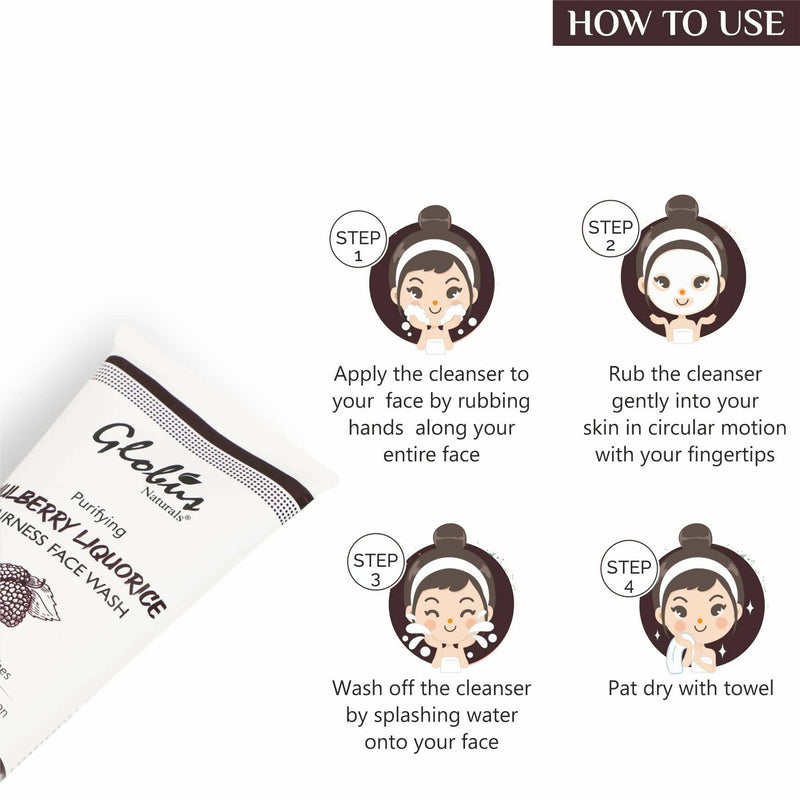 Globus Naturals Mulberry Liquorice Fairness Face Wash