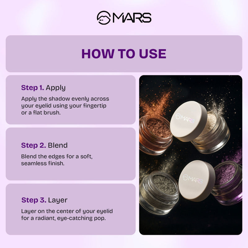 MARS Cosmetics Starlit Pot Eyeshadow - 01