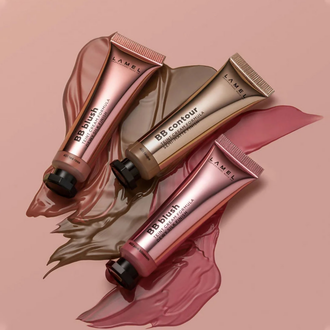 Lamel BB Blush For Dewy Silk Finish - 401 Tea Rose