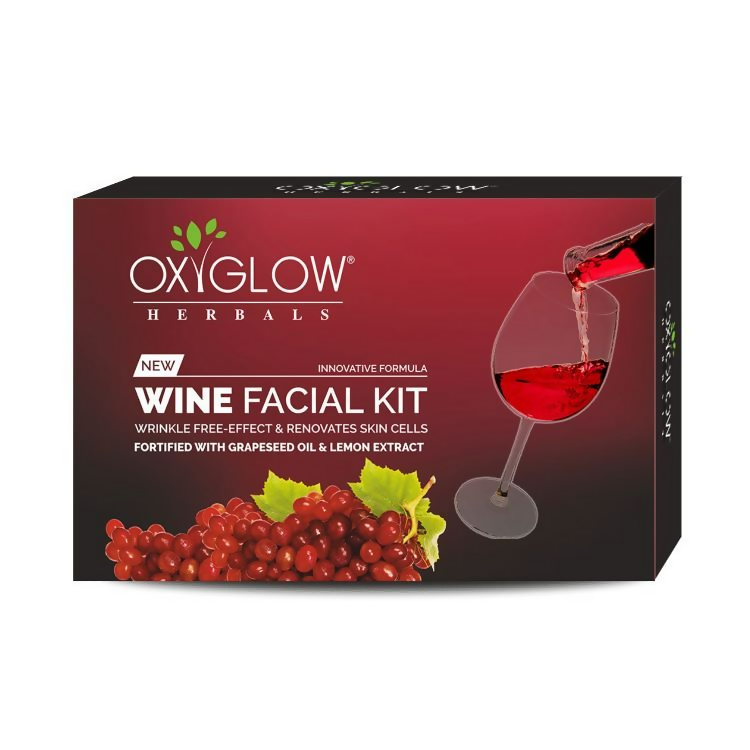Oxyglow Herbals Wine Facial Kit