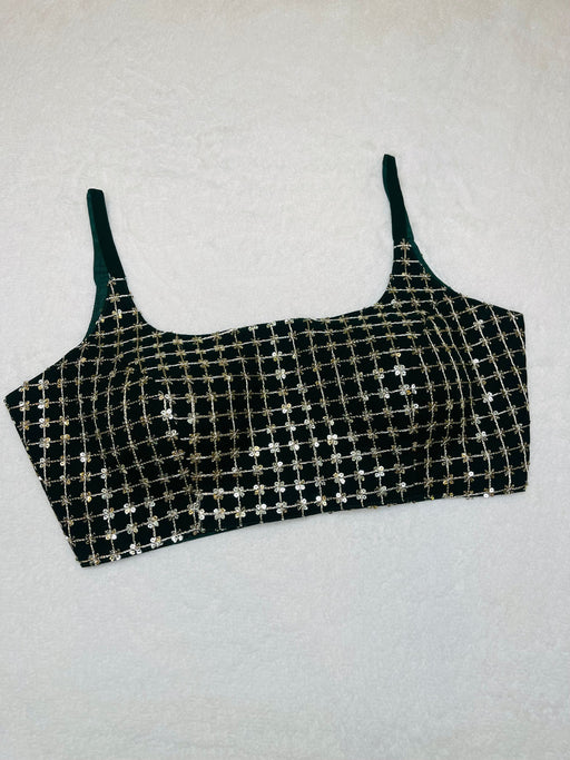 Alankar Dark Green Blouse