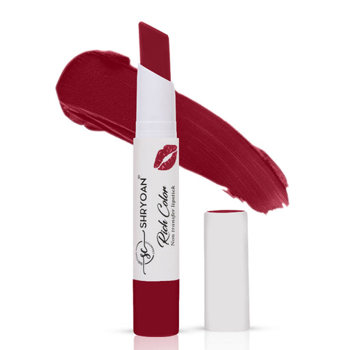 Shryoan Rich Color Non-Transfer Long Stay Creamy Lipstick - Grape Fruit 15 - Cherry Cola -14