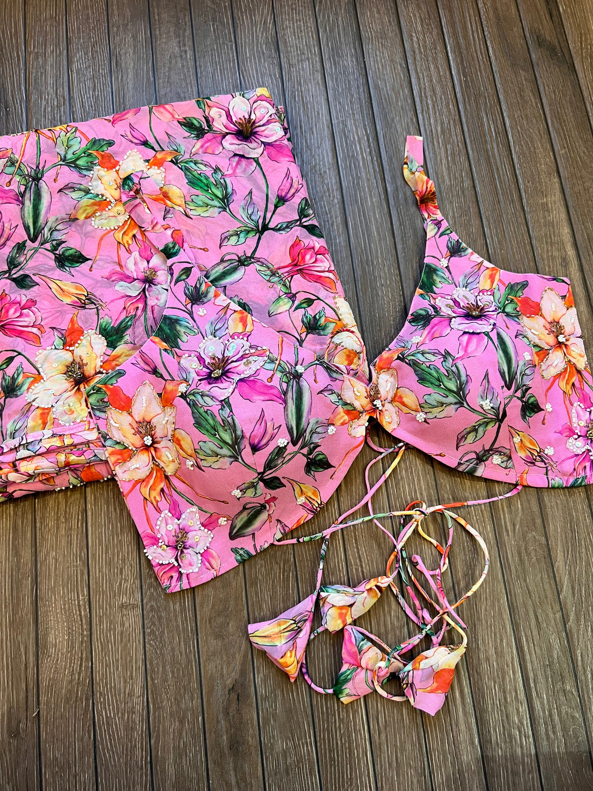 Phoolwari Handwork Blouse