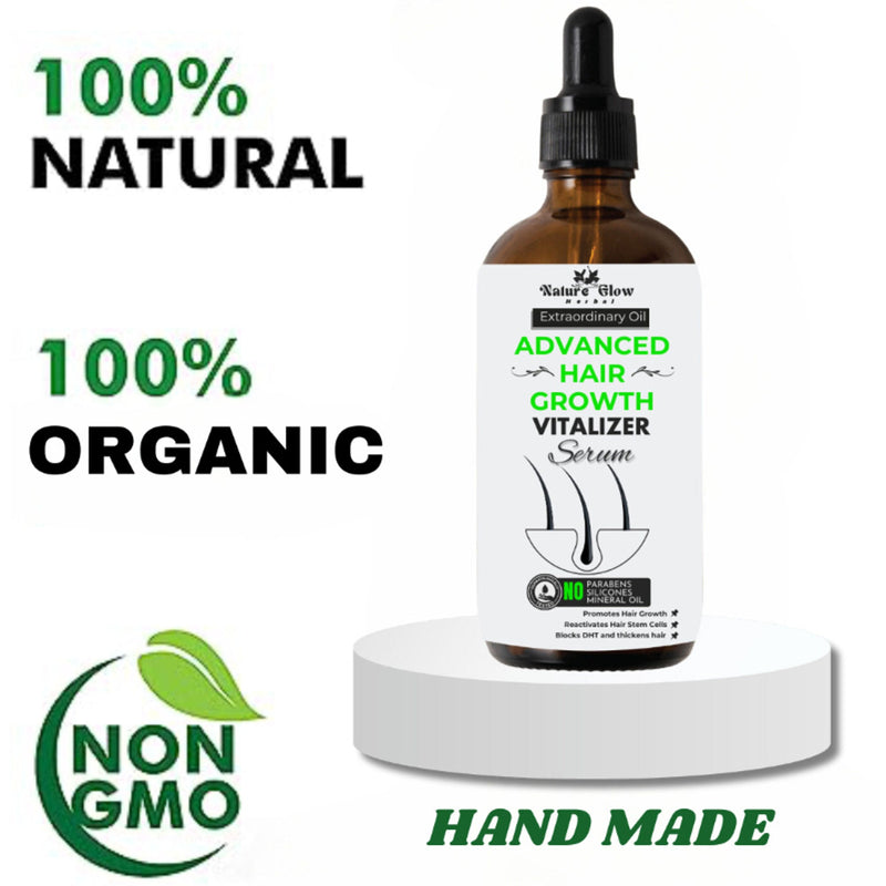 Nature Glow Herbal Advanced Hair Growth Vitalizer Serum