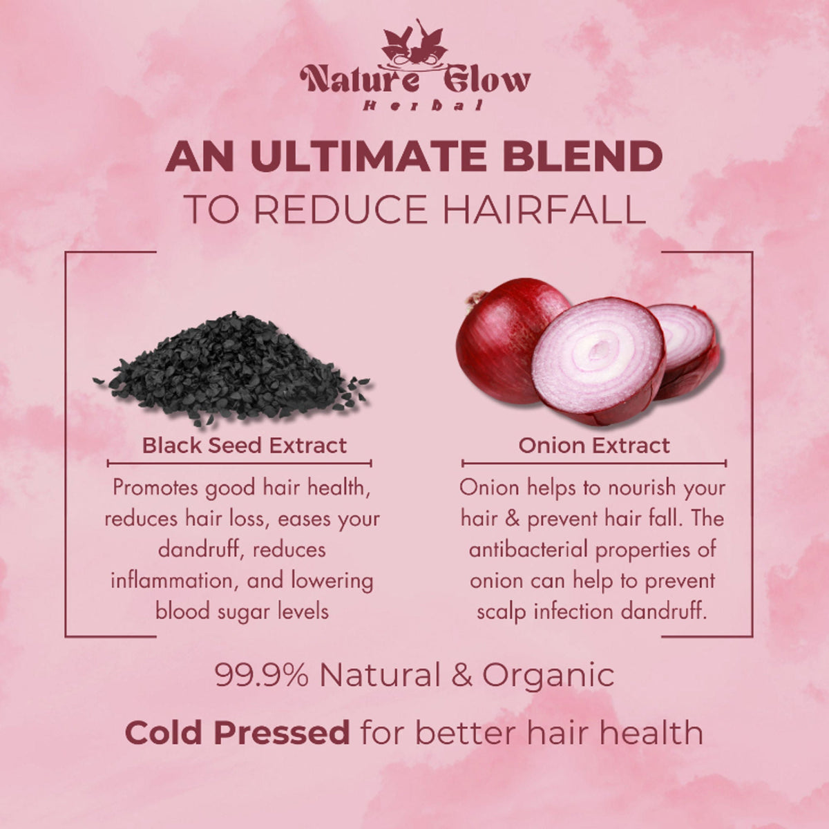 Nature Glow Herbal Onion Black Seed Hair Oil