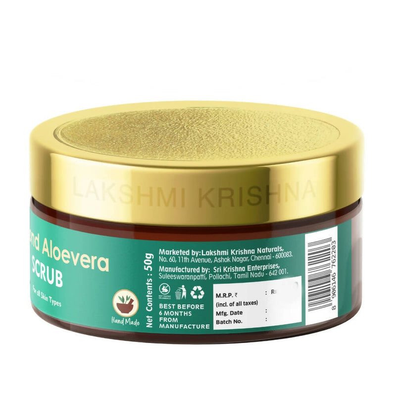 Lakshmi Krishna Naturals Almond Aloevera Scrub