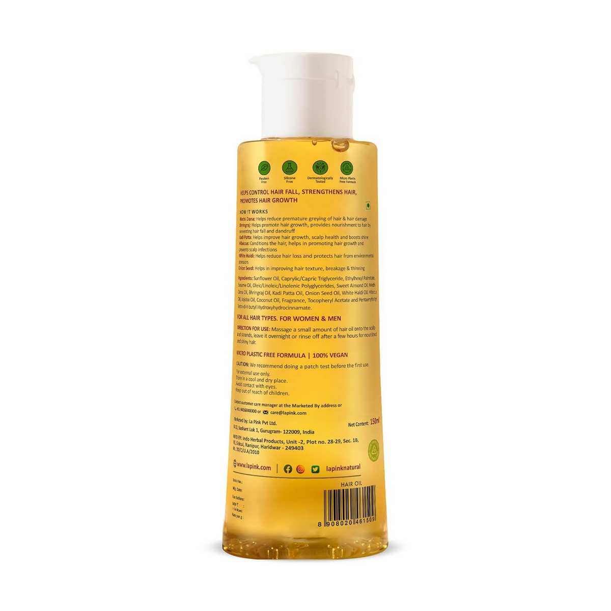 La Pink Methi Dana 8-in-1 Hair Growth Oil
