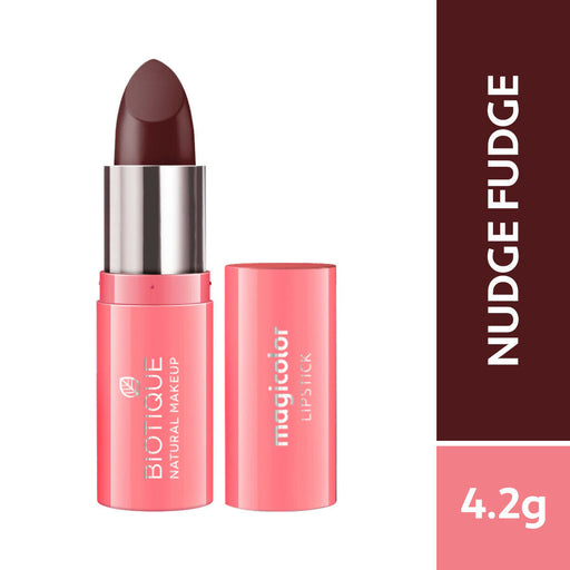 Biotique Magicolor Lipstick - Nudge Fudge