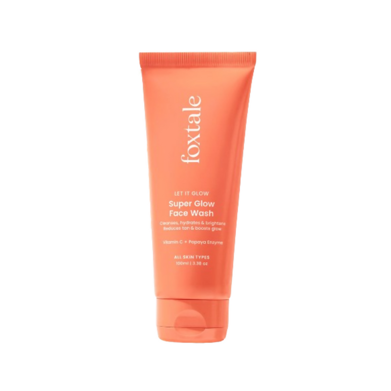 Foxtale Super Glow Face Wash Vitamin C + Papaya Enzyme