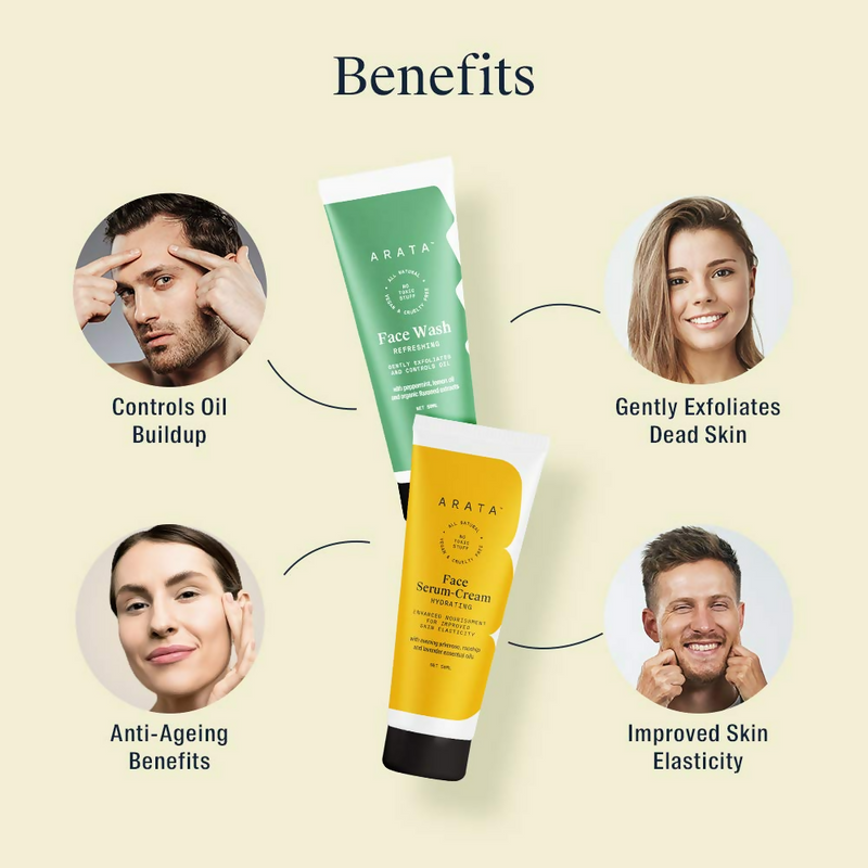 Arata Natural Anti-Aging Face Kit