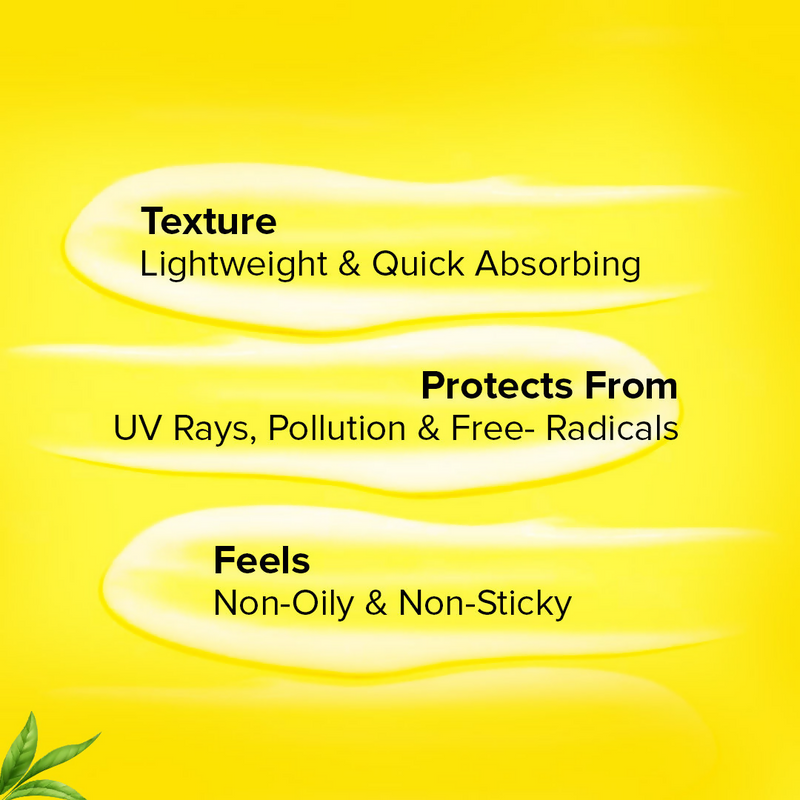 Khadi Natural Vitamin C + Hyaluronic Acid Sunscreen SPF 50 PA+++