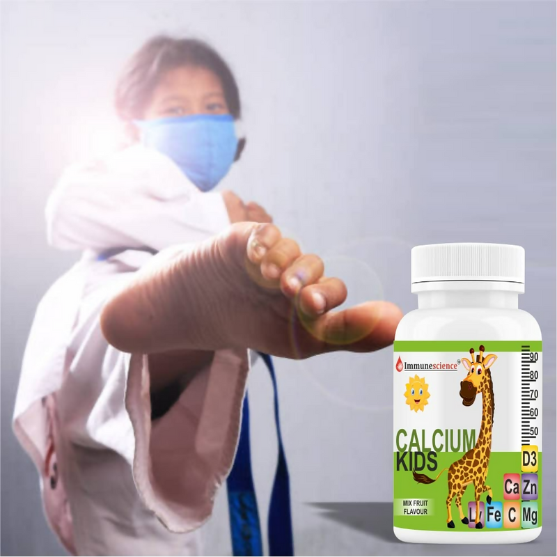 Immunescience Calcium With Vitamin D3 (Vitamin D) Tablets For Kids