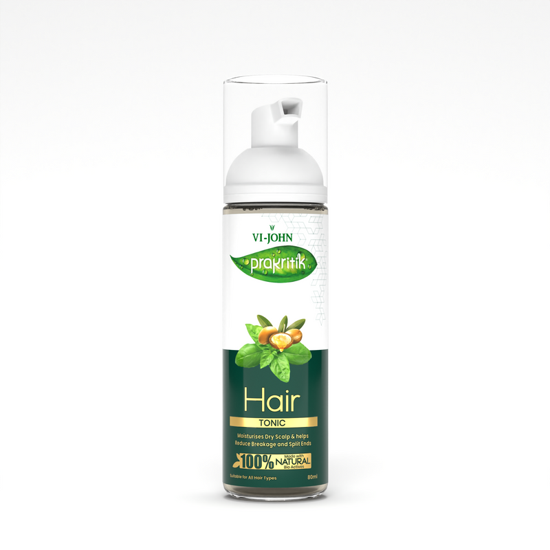 VI-JOHN Prakritik Hair Growth Tonic Prevents greying & dullness Made with 100% Natural Bio Actives