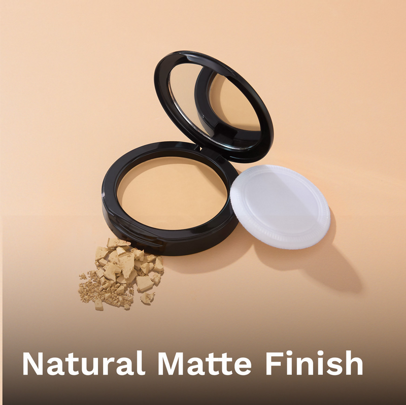 Pilgrim Matte Finish Compact Powder With SPF 25 - Honey-15