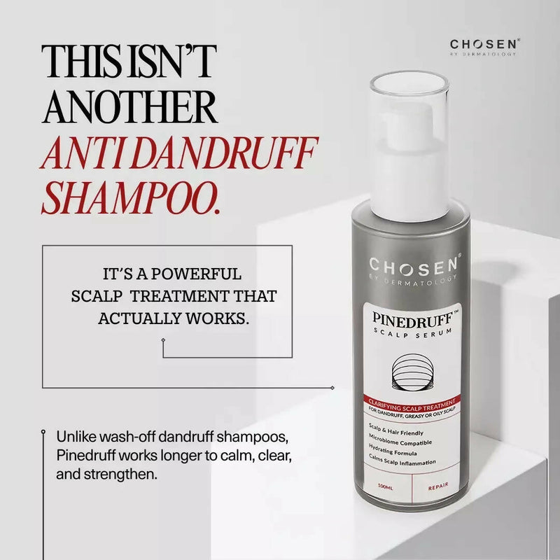 Chosen Pinedruff Scalp Serum Best Dandruff Control Treatment Solution With Pycnogenol