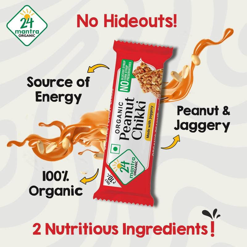 24 Mantra Organic Peanut Chikki