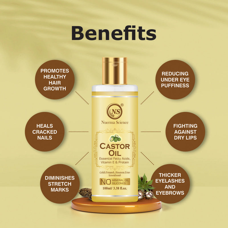 Nuerma Science Castor Oil For Hair & Body