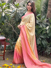 Soft Silk Banarasi Ombre Print Party Wear Saree