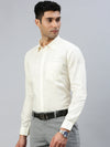 Men Cotton Rich Shirt Cream Celebrity