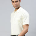 Men 100% Cotton Shirt Cream Sammantham