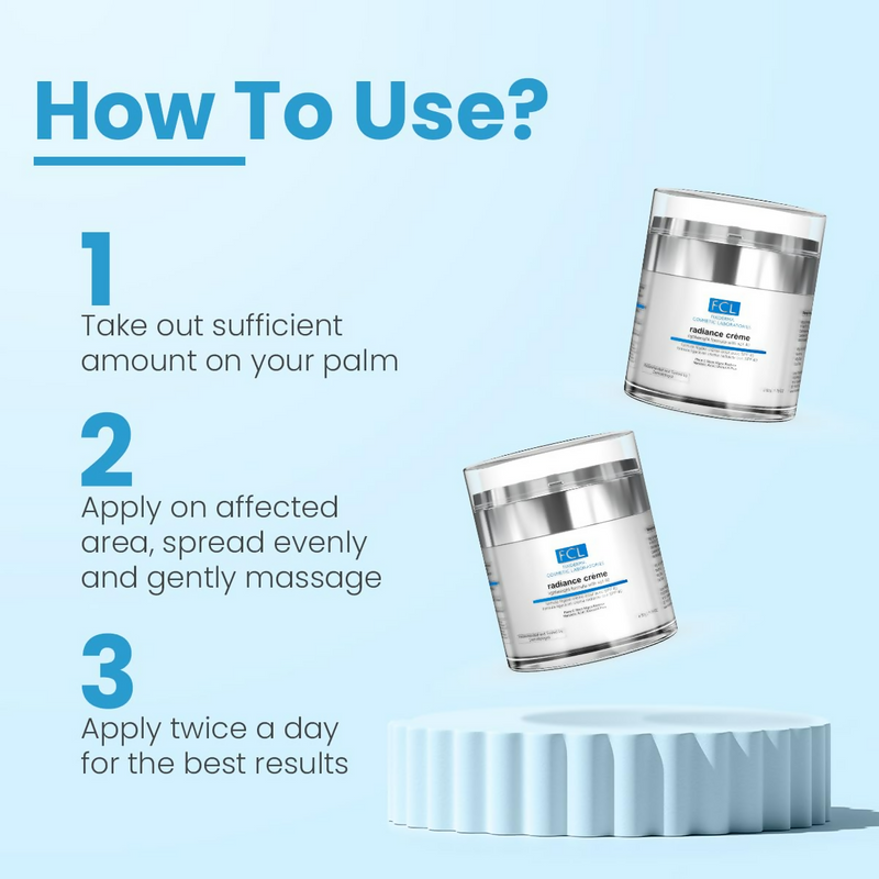 FCL Radiance Lightweight Formula With SPF40 Sunscreen Cream