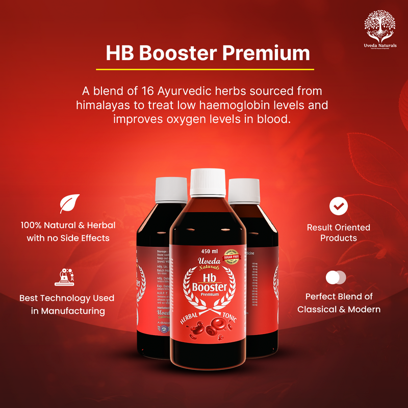 Uveda Naturals Hb Booster Premium Sugar-Free