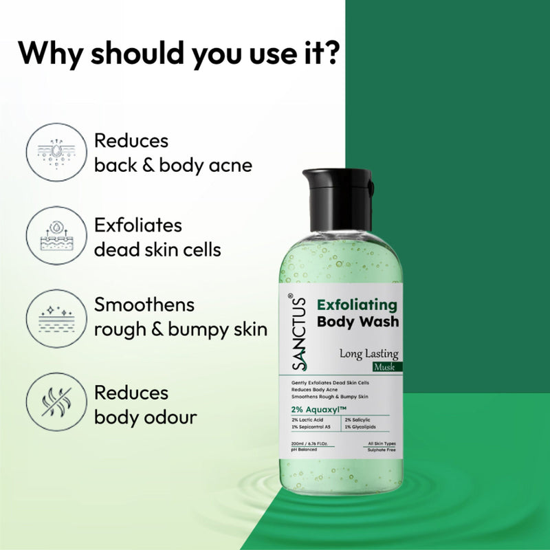 SANCTUS Exfoliating Body Wash Musk