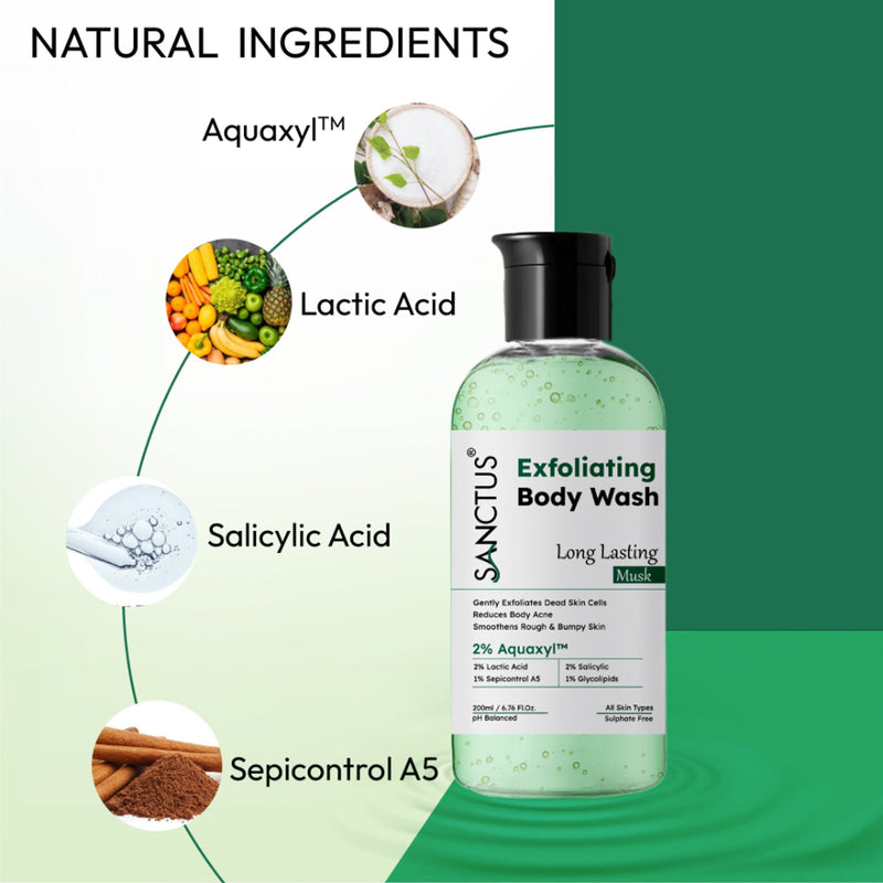 SANCTUS Exfoliating Body Wash Musk