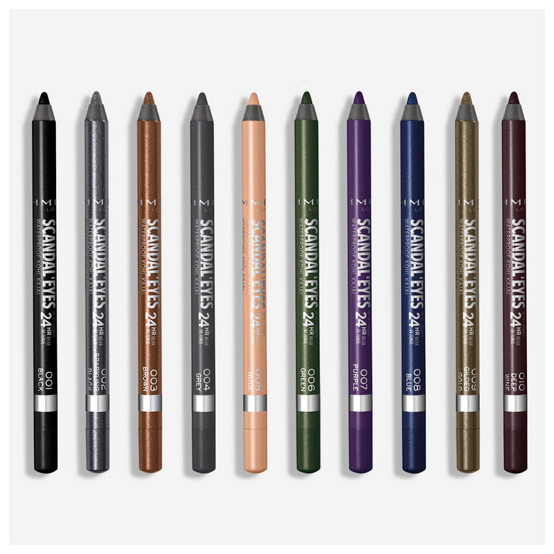 Rimmel London Scandaleyes Waterproof Kohl Kajal Liner Blue | Smudge-proof | 24hr Wear | Vibrant