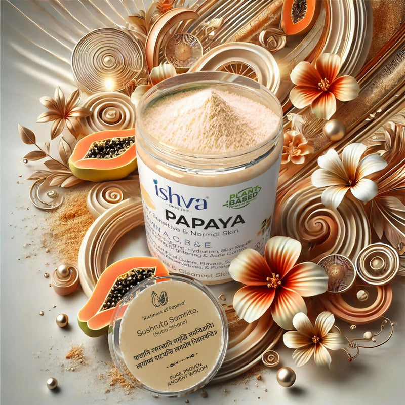 Ishva Papaya Powder For skin