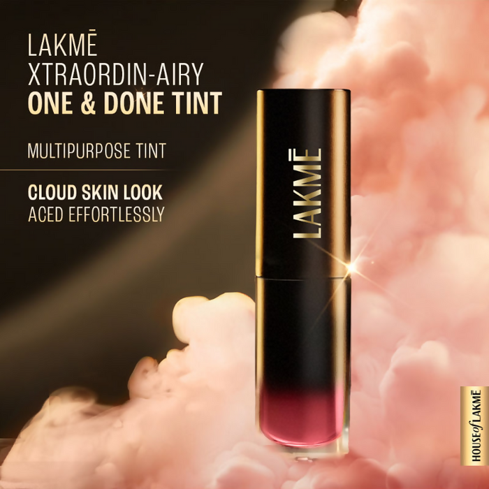 Lakme Xtraordin-Airy One-And-Done Lip, Eye & Cheek Tint - Crimson Kiss