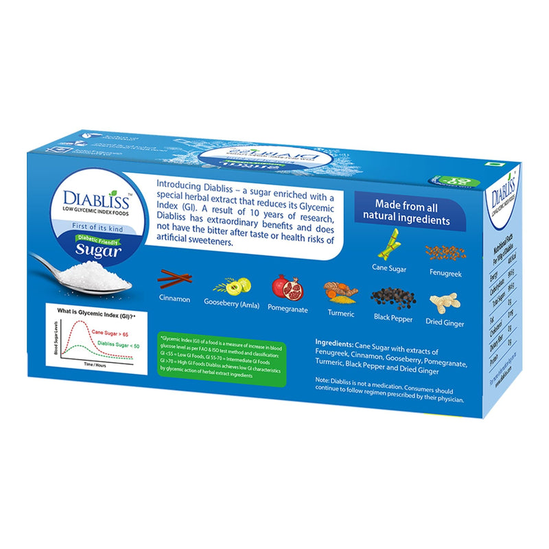 Diabliss Diabetic Friendly Sugar Sachets - Limited Time Offer