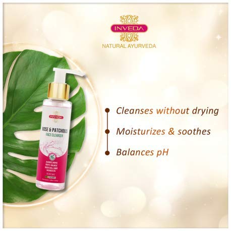 Inveda Soothing Rose and Patchouli Face Cleanser