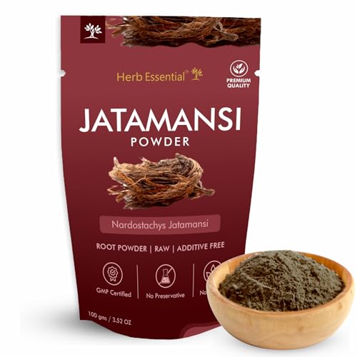 Herb Essential 100% Natural Nardostachys Jatamansi Root Powder-100 gm