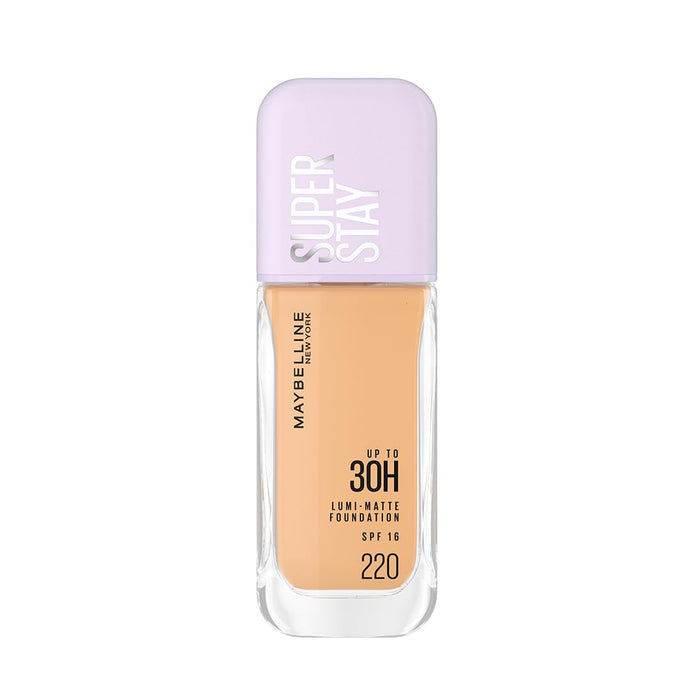 Maybelline New York Super Stay Lumi Matte Liquid Foundation, 30 HR Long Lasting yet Lightweight, 228, 35ml