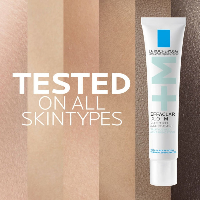 La Roche-Posay Effaclar Duo+M Gel with Salicylic acid, Anti-Acne Moisturiser for Acne-Prone Skin