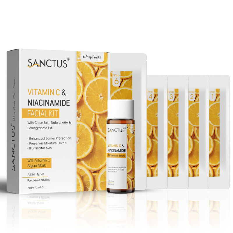 SANCTUS Vitamin C & Niacinamide Single Use Facial Kit