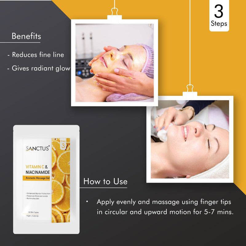 SANCTUS Vitamin C & Niacinamide Single Use Facial Kit