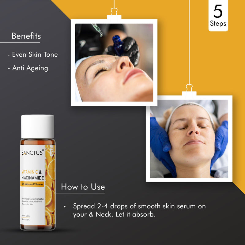 SANCTUS Vitamin C & Niacinamide Single Use Facial Kit