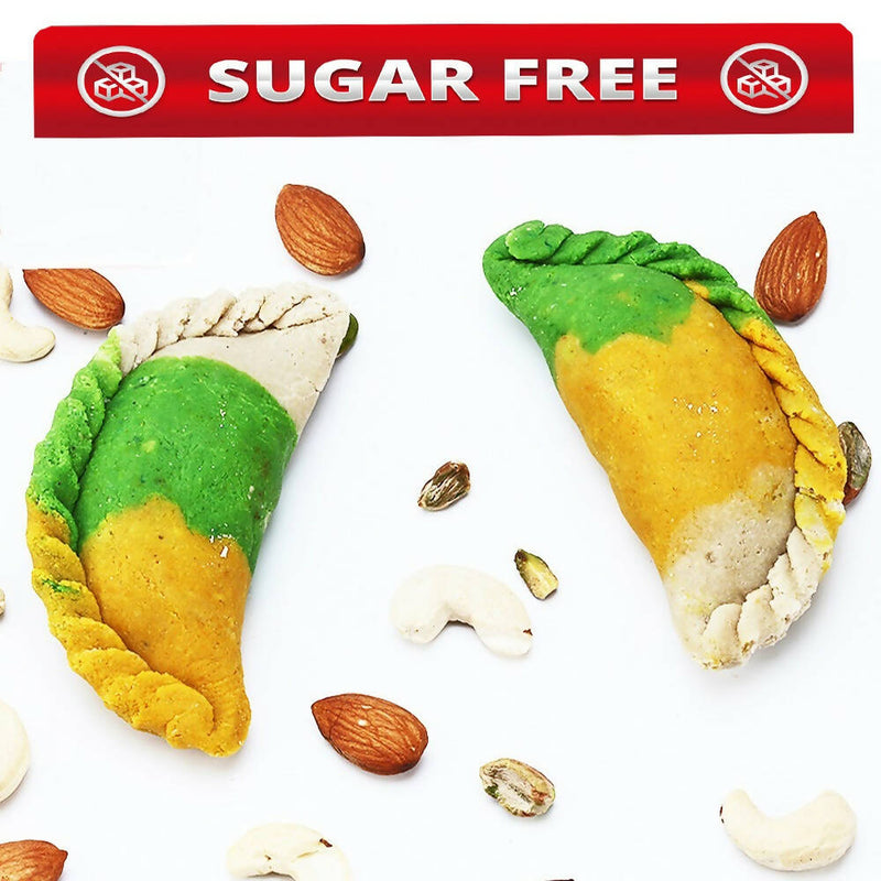 Ghasitaram Sugarfree Kaju Tirangi Gujiya