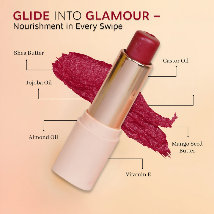 Dunamiss Rose Sparks Glimmer Lip Balm