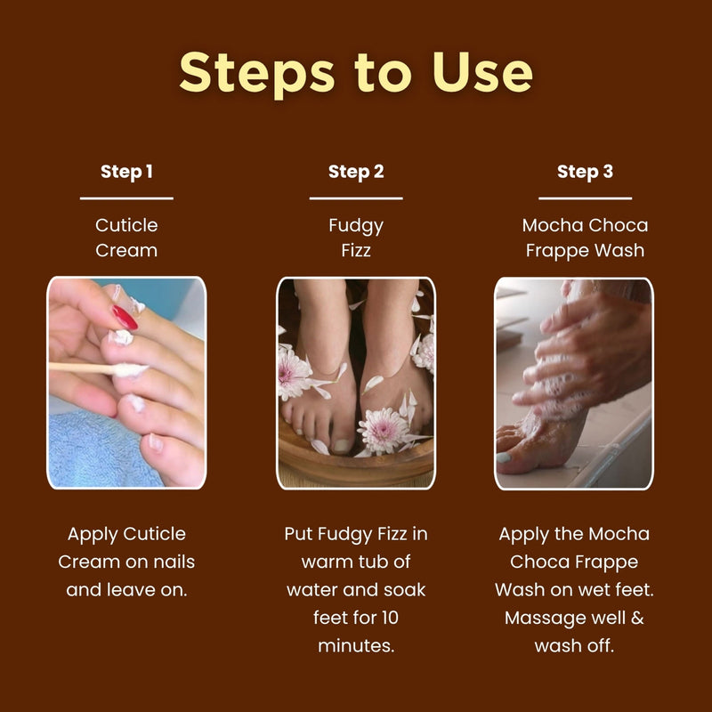 Aroma Treasures Choco Pedro Chocolate Pedicure Kit